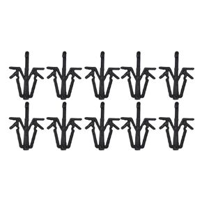 90467-12040 Grill Clip Retainers Best Replacement for 1989-2002 4Runner Interior Trim Panel Grille Clips - Black 10Pcs