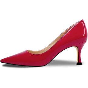 Stiletto Comfy Pumps for Women Pointed Toe 3 Inch High Heels Slip On Wedding Party Casual Dress Shoes
