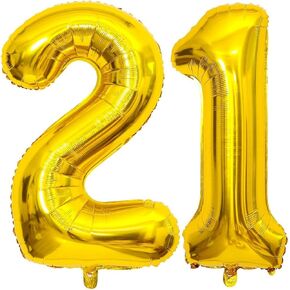 40 Inch Gold 15 Number Balloons Giant 15 or 51 Balloons Gold Birthday 15 Balloons 15th Birthday Anniversary Party Decorations Supplies