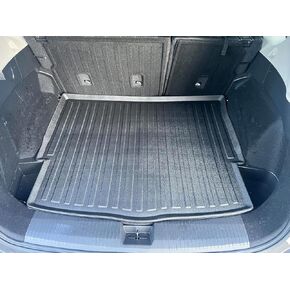 Premium Cargo Liner for Nissan Rogue S SV SL Platinum 2021-2024 - 100% Protection - Custom Fit Car Trunk Mat - Black Cargo Mat - 3D Shaped Laser Measured Trunk Liners for Nissan Rogue Hybrid