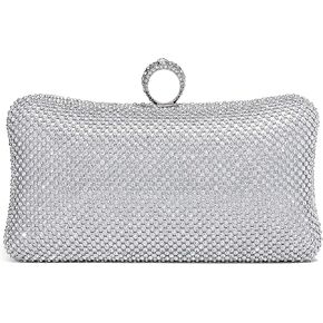 Rhinestone Clutch Purses for Women Sparkly Evening Bag Formal Elegant Wedding Party Purse