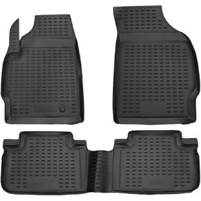 OMAC Cargo Mats Liner for Ford Escape 2008-2012 Waterproof TPE Black