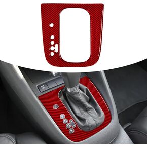 Compatible with Center Console Left Hand Drive Gear Shift Panel Trim Cover Protection Frame Sticker Interior Accessories Decoration for Volkswagen VW Golf 6 2010-2012（Black）