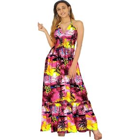 LA LEELA Women's Tube Dress Party Maxi Top