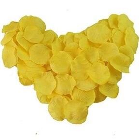 EMAXELER [Broken Girls Flowers]1000pcs Orange Silk Rose Flower Petals for Wedding Table Confetti Bridal Party Flower Girl Decoration 1000pcs Orange