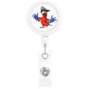 Smiley Face Badge Reels Holder Retractable with Id Clip for Nurse Name Tag Card Nursing Doctor Teacher Student Medical Work Office Alligator Clip
