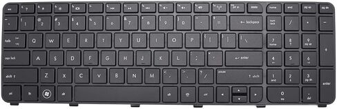 بديل لوحة المفاتيح الجديدة لـ HP Envy dv7-7255dx dv7-7259nr dv7-7260ew DV7-7300 dv7t-7300 Pavilion DV7-7000 DV7-7100 dv7t-7000 DV7-7200 dv7-7305eo بدون إضاءة خلفية 698781-001 697458-001 681980-001 in Saudi Arabia