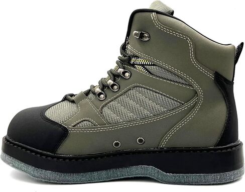 Lurewilder Men's Wading Boots Felt Sole for Fly Fishing Felt Outsole Wading Shoes Fly Fishing Footwear Wading Boots for Men in Saudi Arabia