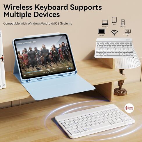Keyboard Case for iPad Pro 11 Inch (4th/3rd/2nd Gen, 2022/2021/2020) in Saudi Arabia