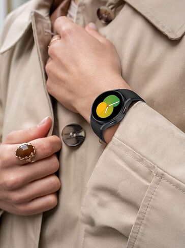 Sport Bands for Samsung Galaxy Watch 6/5/4 Band 40mm 44mm/Watch 6 Classic 47mm 43mm/Watch 4 Classic 46mm 42mm Women/Men,Silicone Strap for Samsung Watch 5 Pro 45mm,No Gap replacement Wristband in Kuwait