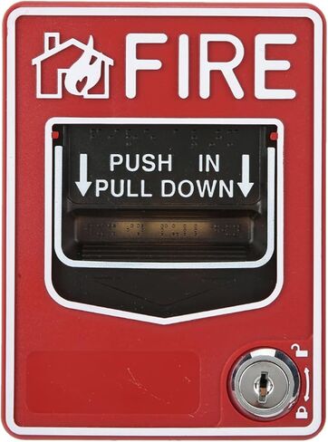 محطة إنذار الطوارئ التقليدية، إنذار الحريق محطة سحب يدوية مزدوجة العمل، 9-28VDC دليل نظام الأسلاك المتعددة السلامة محطة سحب الحريق زر إنذار نقطة الاتصال السلامة in Kuwait