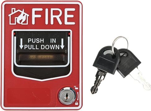 محطة إنذار الطوارئ التقليدية، إنذار الحريق محطة سحب يدوية مزدوجة العمل، 9-28VDC دليل نظام الأسلاك المتعددة السلامة محطة سحب الحريق زر إنذار نقطة الاتصال السلامة in Kuwait