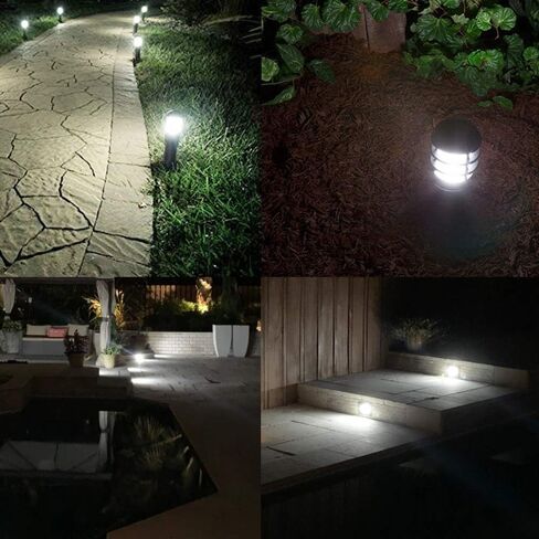 T5 T10 قاعدة إسفين LED لمبة إضاءة عالية السطوع 12VAC/DC 3Watt 2700K-3000K لون أبيض دافئ لإضاءة المناظر الطبيعية في الهواء الطلق على سطح السفينة وأضواء مسار الخطوة وأضواء RV حزمة من 6 in Kuwait