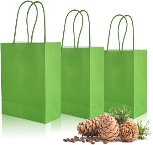 BEISHIDA Small Gift Bags Party Favor Bags Paper Gift Bags Blue Gift Bags with Handles Birthday Gift Bags (6.5 x 4.5 x 2.5 Inch, 20PCS) in Saudi Arabia