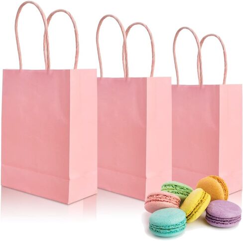 BEISHIDA Small Gift Bags Party Favor Bags Paper Gift Bags Blue Gift Bags with Handles Birthday Gift Bags (6.5 x 4.5 x 2.5 Inch, 20PCS) in Saudi Arabia