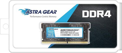 Astra-Gear 4GB(1x4GB) 2666Mhz DDR4 Unbuffered Non-ECC SO-DIMM Upgrade for Laptop Notebook Memory Ram 1.2V CL19 260-Pin(AHN19D4G26S) in Saudi Arabia