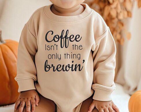 Time to Spill The Beans Pregnancy Announcement Bodysuit Coffee Beans Reveal Romper Infant Shower Gift (0-6 Months, Letter Print-Short Sleeve Bodysuit) in Saudi Arabia