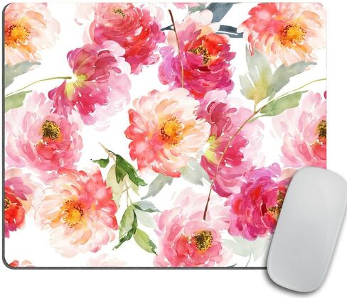Pink flamingo Mouse Pad, Pineapples and exotic leaves Mousepad in Saudi Arabia