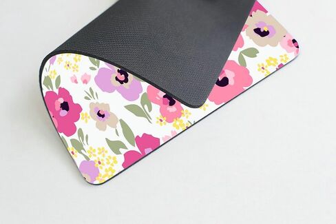 Pink flamingo Mouse Pad, Pineapples and exotic leaves Mousepad in Saudi Arabia