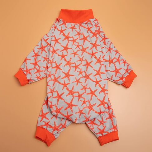 LovinPet كلب كبير PJS، حماية من الأشعة فوق البنفسجية، نيسيس الكلب لتخفيف قلق الحيوانات الأليفة، مريح للتنفس، أسماك القرش الزرقاء المطبوعة ملابس الكلاب مثل بدلة استعادة جراحة الكلاب السفلية لسترة الكلب XXL in Saudi Arabia