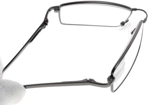 Eyekepper Half-rim Reading Glasses With Flex Memory Titanium Bridge Bendable For Men Women (Gold,+1.50) in Saudi Arabia