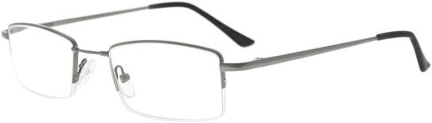 Eyekepper Half-rim Reading Glasses With Flex Memory Titanium Bridge Bendable For Men Women (Gold,+1.50) in Saudi Arabia