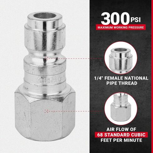 ميلتون 1810 1/4 بوصة FNPT P Style Plug - صندوق من 10 in Kuwait