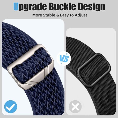سوار رياضي من النايلون متوافق مع Apple Watch Ultra 2/Ultra Band، متوافق مع أحزمة ساعة Apple للرجال 49 مم 45 مم 44 مم 42 مم، حزام حلقة منفرد قابل للتمدد لسلسلة iWatch 9-1 SE in Kuwait