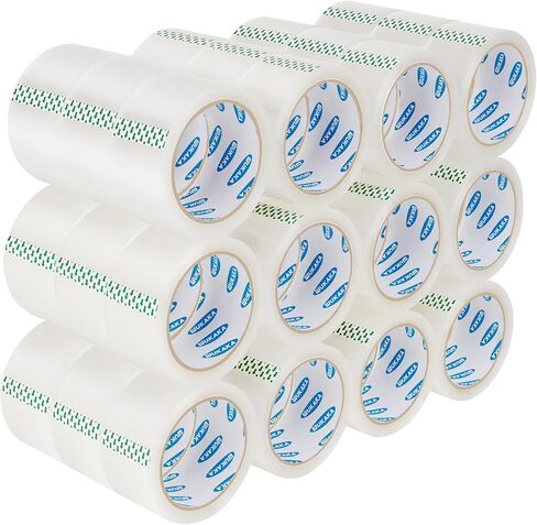Packing Tape, 36 Rolls Clear Packing Tape 2 Inches Wide, 60 Yards Per Roll, for Shipping Tape, Packaging Tape, Moving Tape & Sealing Tape. in Saudi Arabia