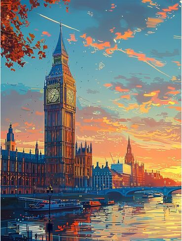 Sonsage World Travel Series Diamond Art Painting,Venice-Italy,5D Scene DIY Gem Arts for Adult Beginners,Full Drill Round Crystal Paint by Diamonds Crafts for Home Wall Decor 16x 12Inch in Saudi Arabia