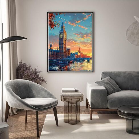 Sonsage World Travel Series Diamond Art Painting,Venice-Italy,5D Scene DIY Gem Arts for Adult Beginners,Full Drill Round Crystal Paint by Diamonds Crafts for Home Wall Decor 16x 12Inch in Saudi Arabia
