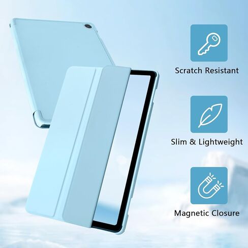 حافظة لجهاز Amazon Fire Max 11 Tablet (الجيل الثالث عشر، إصدار 2023)، غطاء واقٍ ذكي بحامل نحيف قابل للطي مع تنبيه/غفو تلقائي لجهاز Fire Max 11 Tablet (أخضر فاتح) in Kuwait