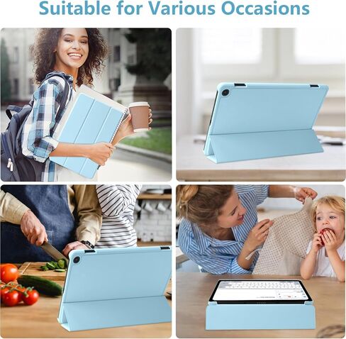 حافظة لجهاز Amazon Fire Max 11 Tablet (الجيل الثالث عشر، إصدار 2023)، غطاء واقٍ ذكي بحامل نحيف قابل للطي مع تنبيه/غفو تلقائي لجهاز Fire Max 11 Tablet (أخضر فاتح) in Kuwait