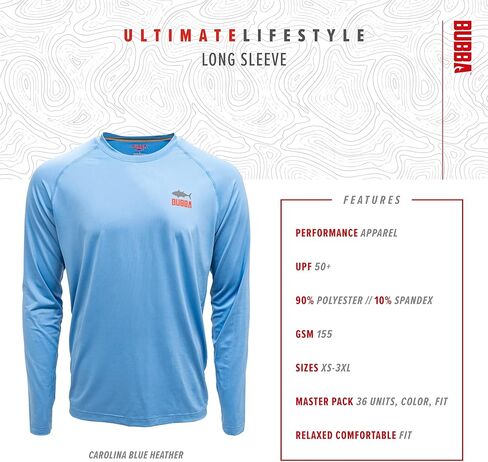 قميص BUBBA Ultimate Lifestyle Performance بأكمام طويلة in Kuwait