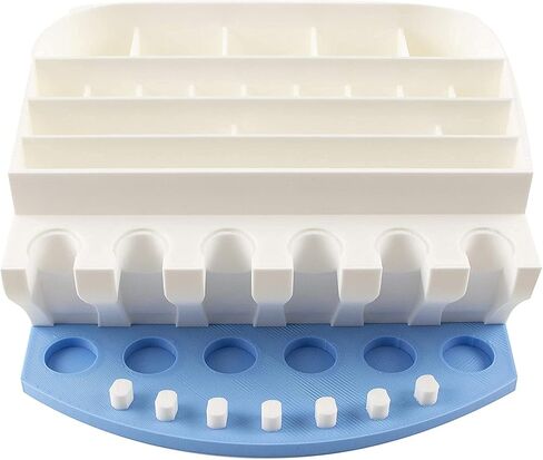 Organizer for Cricut Tools and Accessories Blade Holder Caddy,Storage for Cricut Maker Blades/QuickSwap Tip/Explore DeepCut Blade(blue) in Saudi Arabia