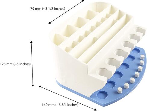 Organizer for Cricut Tools and Accessories Blade Holder Caddy,Storage for Cricut Maker Blades/QuickSwap Tip/Explore DeepCut Blade(blue) in Saudi Arabia
