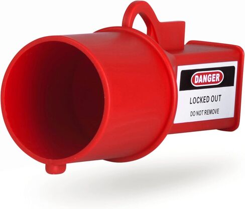 TRADESAFE Pin and Sleeve Socket Lockout Device - Electrical Lockout Tagout for Pin and Sleeve Receptacles, 2 ⁷⁄₈" Diameter, Loto Device for Lock Out Tag Out Procedures in Kuwait