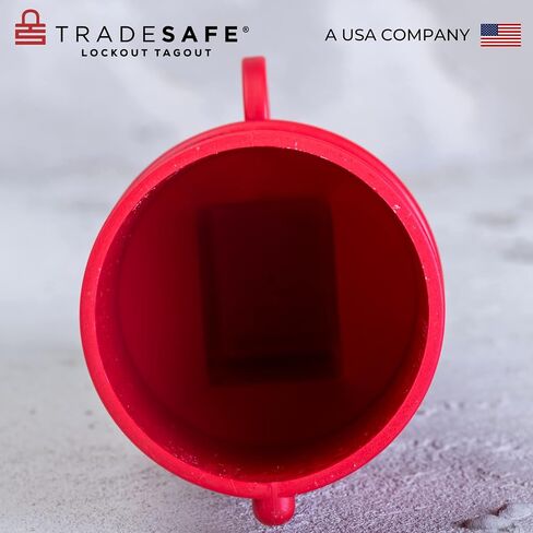 TRADESAFE Pin and Sleeve Socket Lockout Device - Electrical Lockout Tagout for Pin and Sleeve Receptacles, 2 ⁷⁄₈" Diameter, Loto Device for Lock Out Tag Out Procedures in Kuwait