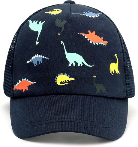 قبعة بيسبول للأطفال الصغار من Duoyeree بطباعة ديناصور ولون ثابت للأطفال الأولاد والبنات in Kuwait