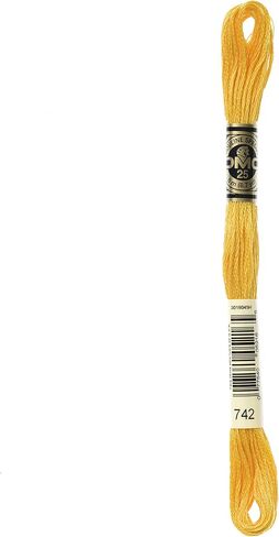 الشراء بالجملة: DMC Thread Six Strand التطريز قطن 8.7 ياردة يوسفي فاتح 117-742 (12 حزمة) in Saudi Arabia
