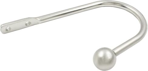 4PCS Curtain Holdbacks Drapery Tiebacks, Aluminum Alloy Curtain Tiebacks Drapery Holdbacks Wall Mounted, Window Curtain Tiebacks Hooks for Home Decor, Silver in Saudi Arabia