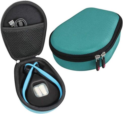 Hermitshell Hard Case fits AfterShokz Trekz Titanium Open Ear Wireless Bone Conduction Headphones AS600 (Black) in Saudi Arabia