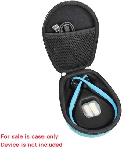 Hermitshell Hard Case fits AfterShokz Trekz Titanium Open Ear Wireless Bone Conduction Headphones AS600 (Black) in Saudi Arabia