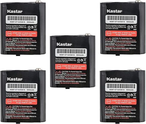 Kastar 5-Pack Ni-MH Battery 3.6V 1650mAh Replacement for Motorola Radios Talkabout T461, Talkabout T465, Talkabout T605 H20, Talkabout T470 T47X, Talkabout T480, Talkabout T500, Talkabout T600 H20 in Kuwait