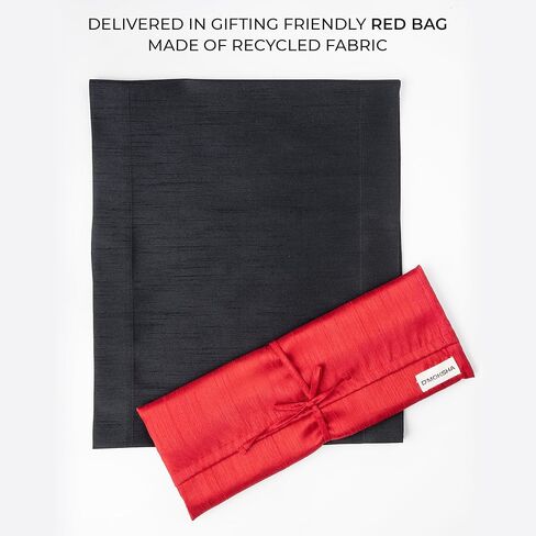 مفرش طاولة أبيض من D'Moksha Homes مقاس 35.56 × 91.44 سم - حرير نباتي، لم يتم الإساءة إلى الحيوانات لتصنيعه - مفرش طاولة حريري أبيض أنيق مقاس 91.44 سم - يمكن غسله في الغسالة، قماش معاد تدويره بنسبة 100% in Kuwait