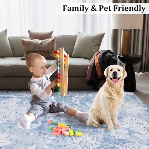 Washable Runner Rug 2x6 Hallway Runner Rug Colorful Throw Kitchen Runner Rug Modern Floral Rug Runner Long Laundry Room Runner Rug Floor Carpet for Living Room Bedroom Nursery, Red/Multi in Saudi Arabia