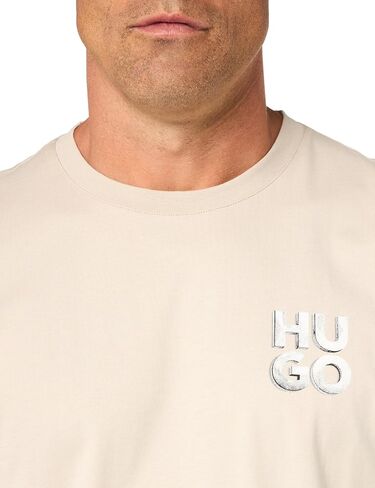 HUGO Men's Stacked Logo Short Sleeve Tshirt in Saudi Arabia