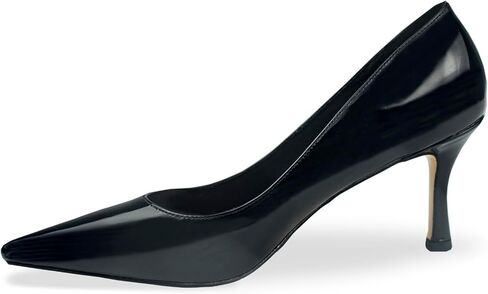 Stiletto Comfy Pumps for Women Pointed Toe 3 Inch High Heels Slip On Wedding Party Casual Dress Shoes in Saudi Arabia