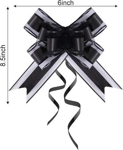 Lystaii 10 PCS Large Pull Bows Wrapping Ribbon Pull Bows Gift Bows for Birthday Presents Wedding Gift Baskets Presents Package Bow Decoration (Pink) in Kuwait