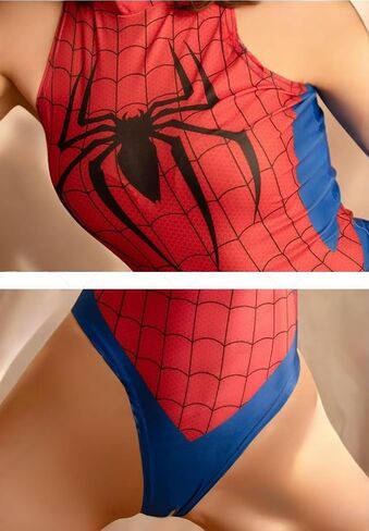 Mesmerizing Superhero Anime Costume, Sexy One-Piece Bodysuit for Halloween Party in Saudi Arabia
